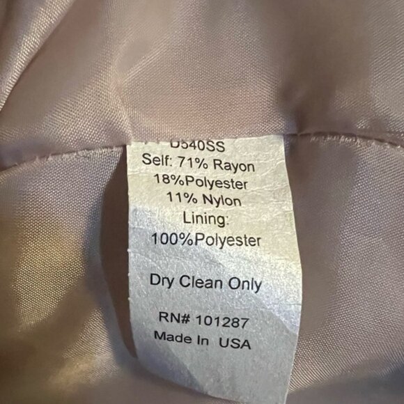 NWT ALEXIA ADMOR NEW YORK USA Made 🇺🇸 Champagne Bow Halter Neck Mini Dress S - Picture 14 of 16